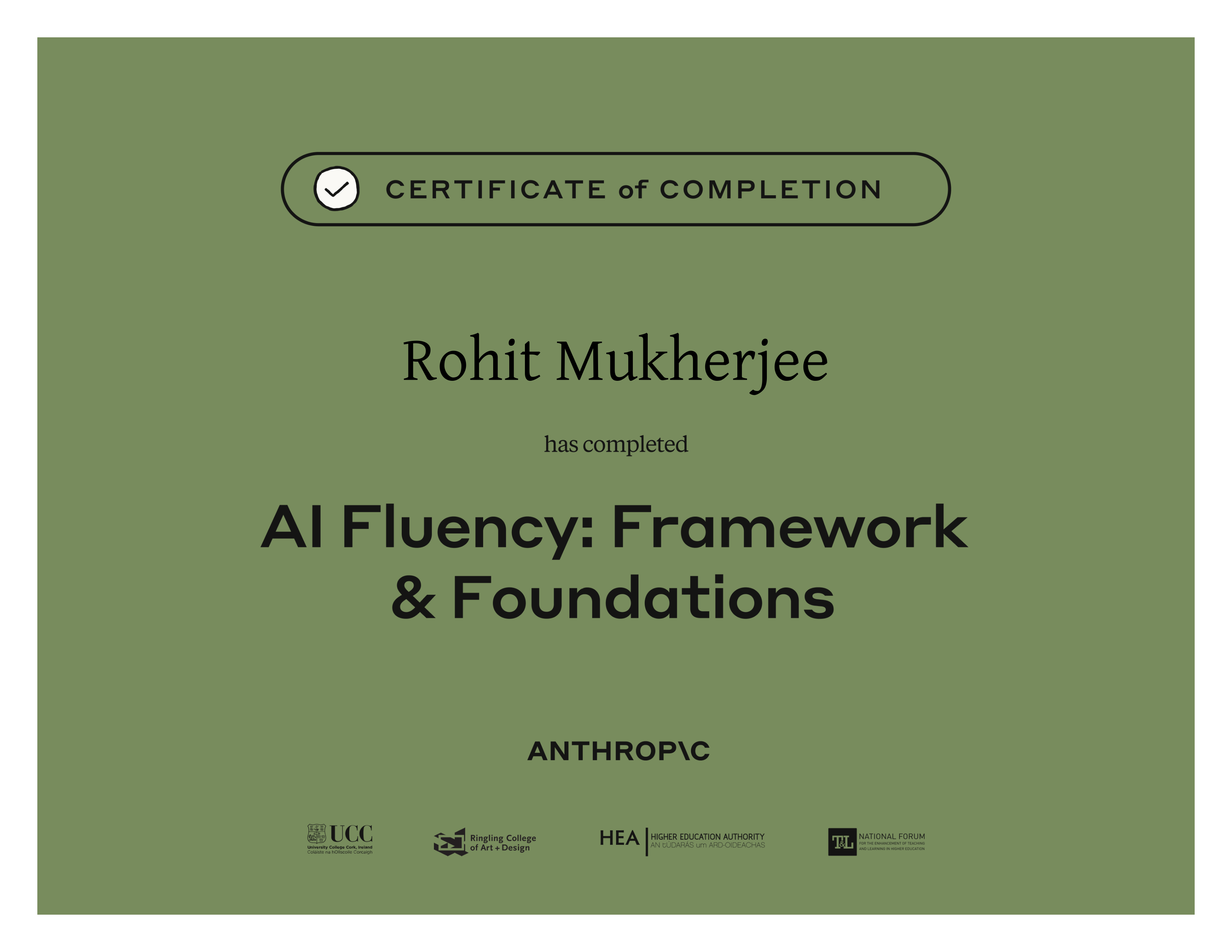 AI Fluency: Framework & Foundations